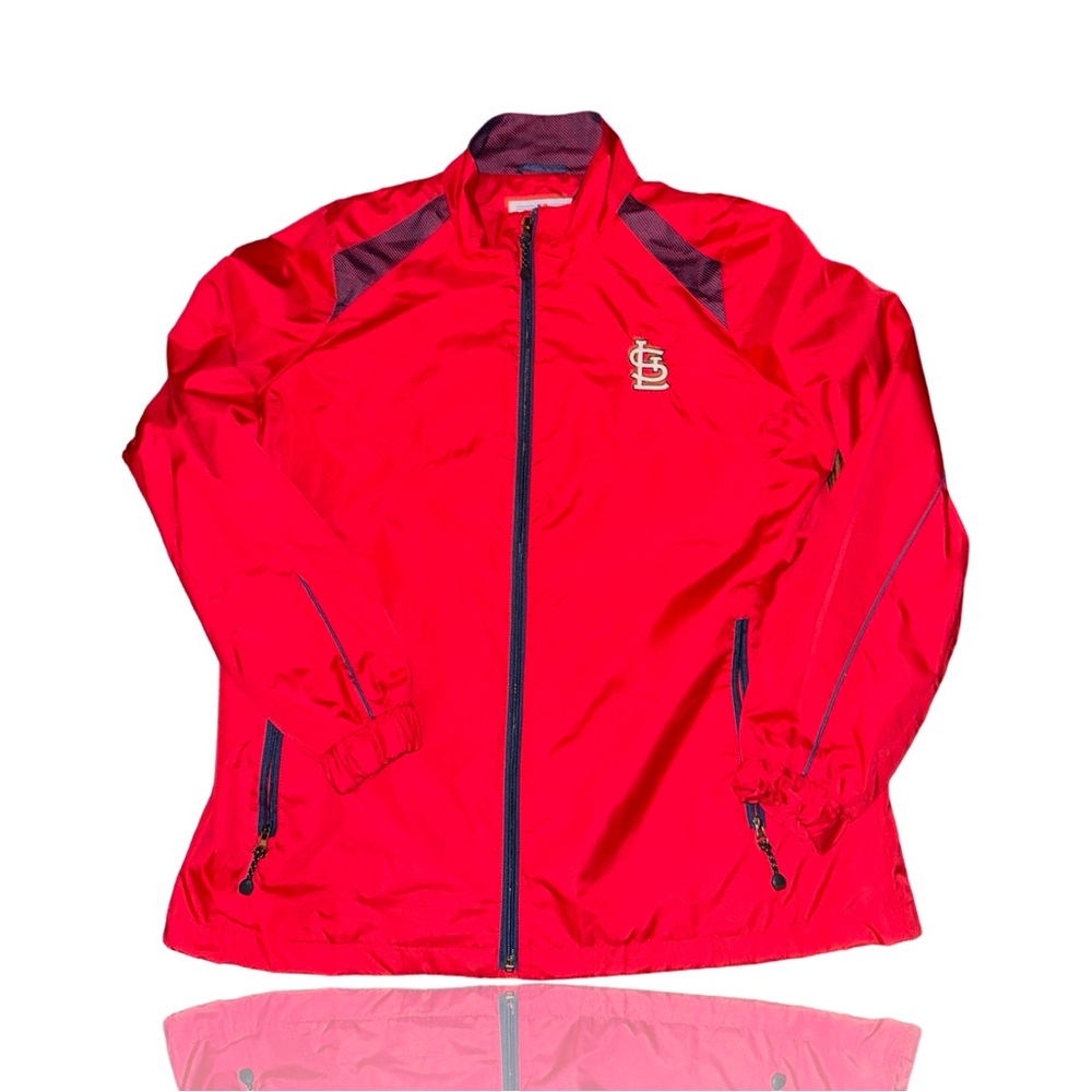 St. Louis Cardinals Lightweight Full Zip Windbreaker by Carl Banks: XL